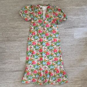 Tuckernuck Hyacinth House Floral Puff Sleeve Dress